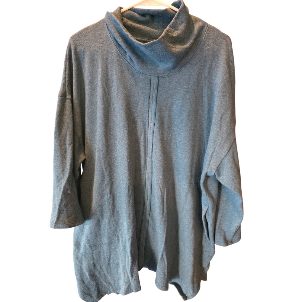 J.Jill Pure Jill Cowl Neck Sweatshirt Half Sleeve M Womens Lagen Look Pullover